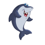 shark-trans swimming